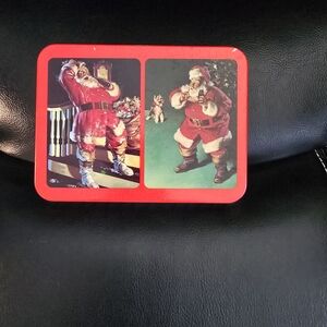 Santa Claus Decorative Tin